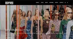 Desktop Screenshot of designerfactfile.com